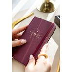 Paperora Charmlı Süresiz Haftalık Planlayıcı Cep Ajanda 9X17 cm Bordo - Süresiz Cep Ajanda