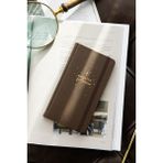 Paperora Charmlı Süresiz Haftalık Planlayıcı Cep Ajanda 9X17 cm Kahverengi - Süresiz Cep Ajanda