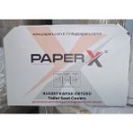 Paperx Klozet Kapak Örtüsü 250 Adet Parfümsüz Düz Katsız Beyaz Renkli Tek Kullanımlık