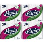 Papia Kağıt Havlu (3 Katlı) 24 Lü Set Bio Care (4pk*6) - Beyaz