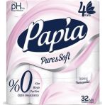 Papia Pure&Soft 4 Katlı 32'li Paket Tuvalet Kağıdı