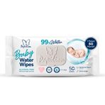 Papilion%99 Su Bazlı Bebek Islak Mendilleri, Hassas Ciltler İçin Ekstra Büyük Boy Bebek Bezi Mendilleri, Parfümsüz ve Kokusuz, Dermatolojik Olarak Test Edilmiş, Yumuşak ve Dayanıklı Kumaş,50 Adet