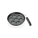 papilla Çıkarılabilir Sap Pankek Tava 28 Cm 7 Gözlü Kahvaltı Pancake Tavası