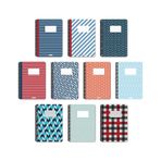 Papirüs Vintage Spiralli Sert Kapak 19x27 cm 100 Yaprak Kareli Defter