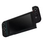 PapsCover Nintendo Switch Kaplama Siyah Karbon Fiber