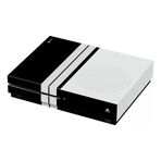 PapsCover Xbox One S Kaplama Siyah Çift Beyaz Şerit