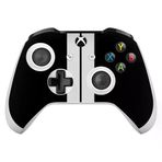 PapsCover Xbox One X / S Controller Kaplama Siyah Çift Beyaz Şerit