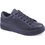 Papuç Sepeti 2598 Siyah Kadın Günlük Sneaker Ayakkabı