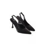 Papuç Sepeti 5031 Kadın 9 Cm Topuklu Arkası Açık Stiletto Ayakkabı