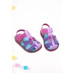 Papuç Sepeti Arzen-2879 Kız Bebek Ortopedik Sandalet Ayakkabı
