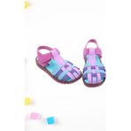 Papuç Sepeti ARZEN-2881 Pembe Ortopedik Kız Çocuk Sandalet