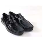 Papuçcity Crdx 02893 Erkek Günlük Deri Loafer Ayakkabı - Siyah - Siyah