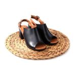 Papuçcity Frzn 02874 6 Cm Kadın Topuklu Sandalet - Siyah