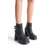 Papuçcity Sprs 02982 Kadın 9,5 Cm Platform Topuklu Bot