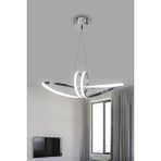 Papyon Toplu Modern Sarkıt LED Avize - 1 - Krom