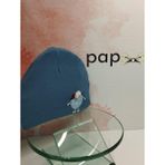 Papyonbaby0 Desenli Bebek Bere - Mavi - Organik & El Yapımı