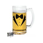 Papyonlu Baskılı Bira Bardağı - Bira Bardağı