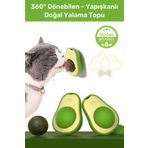 PapyonPet Avokado Catnip Kedi Çimi Topu Yapışkanlı Avokado Kedi Nanesi Oyuncağı