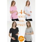 par lingerie pl 4'lü Hamile T-Shirt