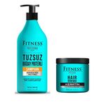 Parabensiz Arındırıcı Tuzsuz Şampuan & Kuru Yıpranmış Saçlara Yoğun Onarıcı Keratin Saç Maskesi Seti