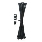 Paracord 550 4mm 7 Çekirdek Outdoor Bileklik Çadır Kamp İpi 5 metre Siyah