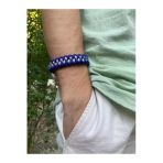 Paracord Bileklik Lacivert-Gri Shark Modeli
