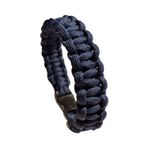 Paracord Bileklik Lacivert, Unisex, Cobra Model, Dayanıklı El Örgüsü