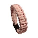 Paracord Bileklik Pembe, Unisex, Cobra Model, Dayanıklı El Örgüsü