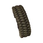 Paracord Bileklik, Trilobite Model, Haki, Unisex, Dayanıklı El Örgüsü