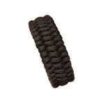 Paracord Bileklik, Trilobite Model, Siyah, Unisex, Dayanıklı El Örgüsü
