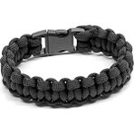 Paracord Siyah Bileklik - 17 cm