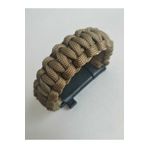 Paracord Survival Bileklik Bıçak Pusula Ateş Başlatıcı Magnezyum Ve Ikaz Düdüğü Kum Beji M