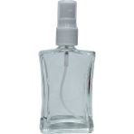 Paradise 1 Adet 50 ml Boş Kolonya ve Parfüm Şişesi Beyaz Renk Sprey