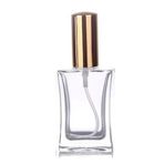 Paradise 1 Adet 50 Ml Cam Yeniden Doldurulabilir Sprey Kolonya Boş Parfüm Şişe Altın Renk Kapaklı