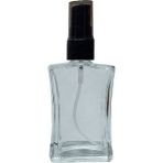 Paradise 10 Adet 50 ml Boş Kolonya ve Parfüm Şişesi Siyah Renk Sprey