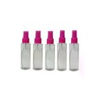 Paradise 100 Adet Sert Plastik 100Ml Boş Sprey Kolonya Dezenfektan,parfüm Genel Bakım Şişesi Pembe 8697431701428