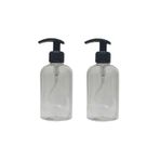 Paradise 2 Adet 500 Ml Sabun,Dezenfekten Siyah Pompalı Boş Pet Şişe 86974317112818
