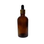 Paradise 3 Adet 100 Ml Altın Renk Damlalık Boş Şişe 100da3