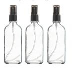 Paradise 3 Adet 50 Ml Cam Yeniden Doldurulabilir Sprey Kolonya Boş Parfüm Şişesi