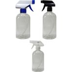 Paradise Alsun Boş Fısfıs Sprey Şişe 500 ml 3 Adet [kimyasala Dayanıklı] - Beyaz