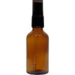 Paradise Amber 50 ml Kapaklı Siyah Sprey Fısfıs Kolonya Dezenfektan Cam Şişe 3 Adet