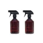 Paradise Amber Cam Görünümlü Plastik Spreyli Boş Şişe 500 Ml, 154dkı