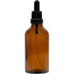 Paradise Amber Cam Şişe 30 ml Cam Damlalıklı 4 Adet