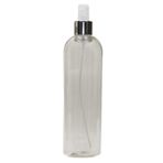Paradise Boş Pet Şişe Ambalaj Şeffaf 400 Ml ve Valf Takım 5 Adet