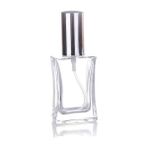 Paradise Cam Sprey Kolonya Parfüm 30 ml Valfli Boş Şişe Gümüş Renkli Kapak