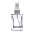 Paradise Cam Yeniden Doldurulabilir Beyaz Sprey Kolonya Parfüm Şişesi 50 Ml - Boş Şişe 1 Adet