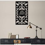 paradise RANFORCE Metal Duvar Sanatı, Metal Basmala Duvar Dekoru, İslami Duvar Dekoru, Ev Ofis Oturma Odası Dekorasyonları, Metal Duvar Askıları (27" G x 46" Y / 68x118cm)
