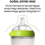 Paradise Sda Antikolik Silikon Biberon 250 ml 3-6 Ay Yeşil 4523 - 210 ml - Çok Renkli