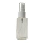 Paradise Sert Plastik 50 ml Boş Sprey Kolonya Dezenfektan Şişesi + Valf 10 Adet