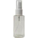 Paradise Sert Plastik 50Ml Boş Sprey Kolonya Dezenfektan Şişesi + Valf 50 Adet